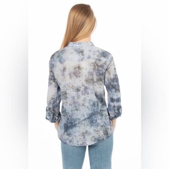 Vintage Goa Tie Dye Tunic with Floral Embroidery - Size S - Picture 2 of 12